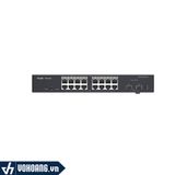  Ruijie RG-ES218GC-P | Thiết Bị Switch Quản Lý Thông Minh 18 Cổng Gigabit - 2 Cổng SFP Uplink - Với 16 Cổng PoE+ 