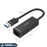  Unitek Y-3470BK | Cáp Chuyển Đổi USB 3.0 Sang Cổng LAN RJ45 Chuẩn Gigabit 