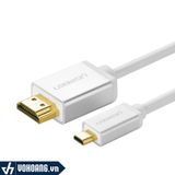  Ugreen 11144 | Cáp Chuyển Đổi Micro HDMI To HDMI 2M 