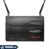  Draytek 2915AC | Router Chịu Tải Đa Chức Năng Dual WAN Wi-Fi Chuẩn AC1600 Giá Tốt Cho Văn Phòng - Hàng Chính Hãng 