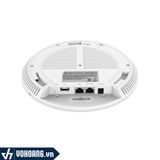  Grandstream GWN 7660 | Thiết Bị Access Point Hỗ Trợ Wi-Fi 6 AX1800 - Chịu Tải Lên Đến 256 Thiết Bị - Cloud Miễn Phí | Hàng Chính Hãng 