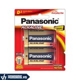  Panasonic Alkaline LR20T/2B-V | Pin D Kiềm Chính Hãng - Giá Rẻ 