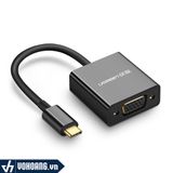  Ugreen 20586 | Cáp chuyển đổi USB Type-C Ra VGA chính hãng 