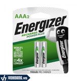  Energizer Power Plus HR03 | Pin Sạc AAA 700mAh Chính Hãng 