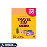  Sim TruemoveH Travel ASIA | Sim Du Lịch 28 Nước Trên Châu Á Và Châu Úc | Dung Lượng Data 6GB/10 Ngày | Sim Giá Rẻ 