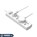  Huntkey SZM401 | Ổ Cắm Điện 4 Ổ Công Suất Cao 2500W - Chiều Dài 1.5M - Trang Bị Cầu Chì Chống Quá Tải | Hàng Chính Hãng 