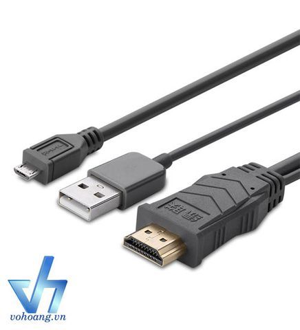 Ugreen 20138 | MHL Micro USB (5Pin) to HDMI 3M Chính Hãng Giá Rẻ