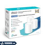  TP-Link Deco X60 | Bộ 3 Pack Wifi Mesh Nhỏ Gọn Phù Hợp Cho Gia Đình AX3000 | Hàng Chính Hãng 