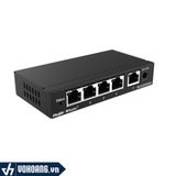  Ruijie RG-ES205GC | Thiết Bị Switch Quản Lý Bằng Cloud - 5 Cổng Tốc Độ Gigabit | Hàng Chính Hãng 