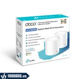  TP-Link Deco X60 | Bộ 2 Pack Wifi Mesh Nhỏ Gọn Phù Hợp Cho Gia Đình AX3000 | Hàng Chính Hãng 