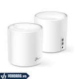  TP-Link Deco X60 | Bộ 2 Pack Wifi Mesh Nhỏ Gọn Phù Hợp Cho Gia Đình AX3000 | Hàng Chính Hãng 