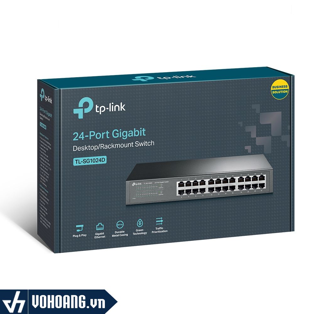 TP-Link SG1024D | Switch Để Bàn 24 Cổng Gigabit | Hàng Chính Hãng