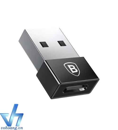 Baseus CATJQ-A01 Đầu Chuyển USB Type A Sang USB Type C Tốc Độ Cao Baseus