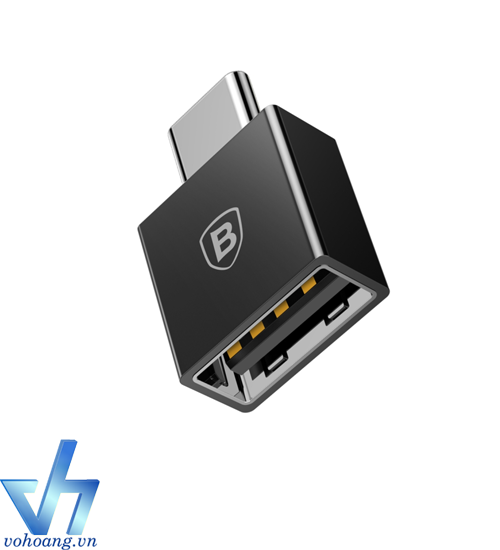 Baseus CATJQ-B01 Đầu Chuyển OTG USB Type C Sang USB