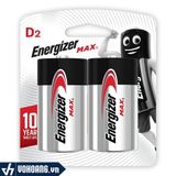  Energizer MAX E95 BP2 | Pin D Kiềm Chính Hãng - Giá Rẻ 