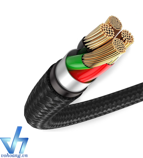 Baseus LV551 | Cáp Sạc Nhanh Baseus Siêu Bền Halo Cho iPhone/ iPad