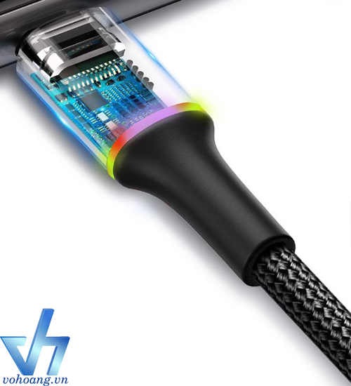 Baseus LV551 | Cáp Sạc Nhanh Baseus Siêu Bền Halo Cho iPhone/ iPad