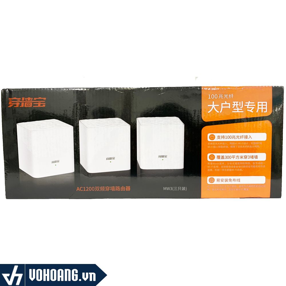 Tenda Nova MW3 | Combo 3 Bộ Phát Wi-Fi Mesh Giá Tốt Cho Gia Đình & Văn Phòng AC1200