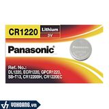  Panasonic Lithium CR1220 | Pin Cúc Áo Chính Hãng - Giá Rẻ 