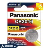  Panasonic Lithium CR2016 | Pin Cúc Áo Đồng Xu Chính Hãng - Giá Rẻ 