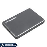  Transcend StoreJet 25C3N 2TB | Ổ Cứng Di Động USB 3.1 Dung Lượng 2TB Siêu Mỏng - Vỏ Kim Loại Chịu Lực Siêu Bền 