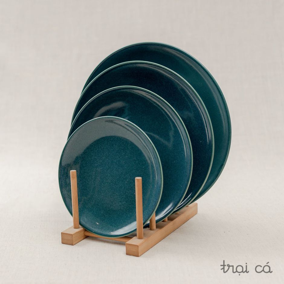  Đĩa tròn gốm Chinh (24cm) 