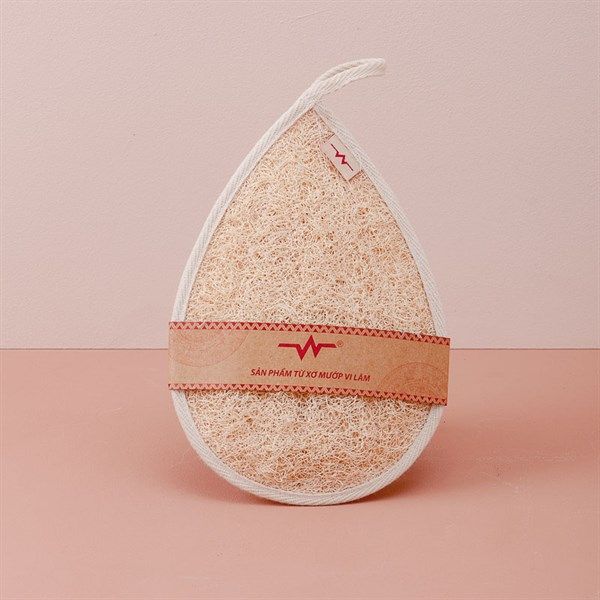 Bông tắm giọt nước xơ mướp (2 cỡ)