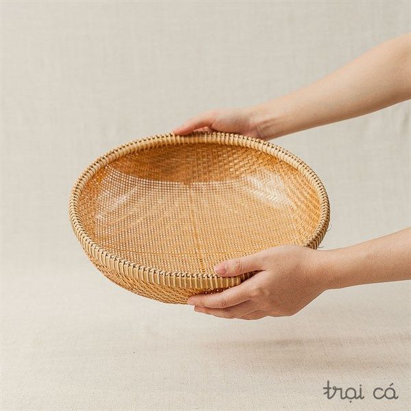 Rổ tre tròn đáy đan nhỏ (6 cỡ)