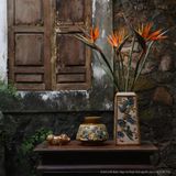  Bình hoa đôi chim gốm Hiên Vân(9x9x33cm) 