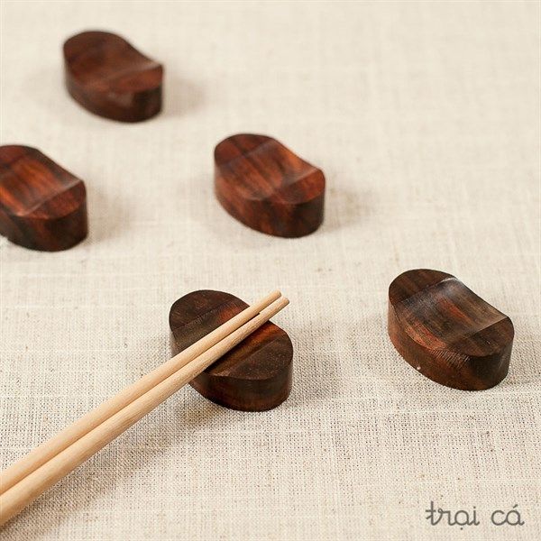  Gác đũa gỗ oval (4cm) 