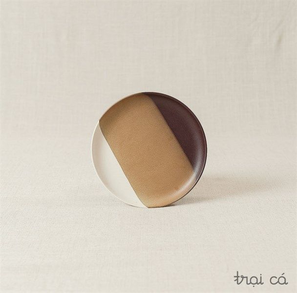  Đĩa phẳng (17cm) - stripe 