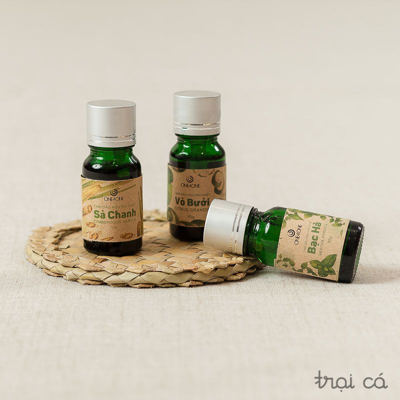  Tinh dầu Cam, Sả Chanh, Vỏ bưởi tự nhiên (10ml) 