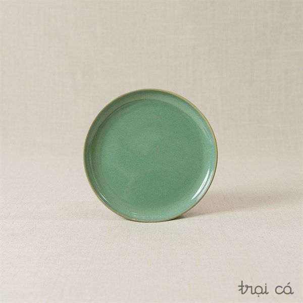  Đĩa phẳng (22cm) - teal 