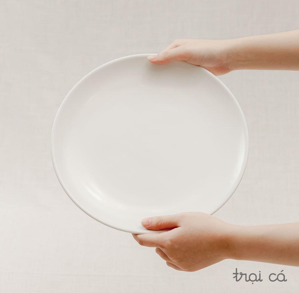  Đĩa tròn gốm Chinh (27cm) 
