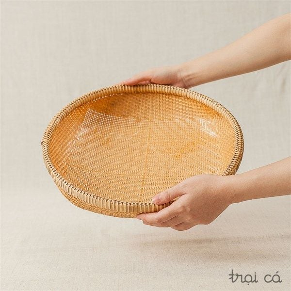 Rổ tre tròn đáy đan nhỏ (6 cỡ)