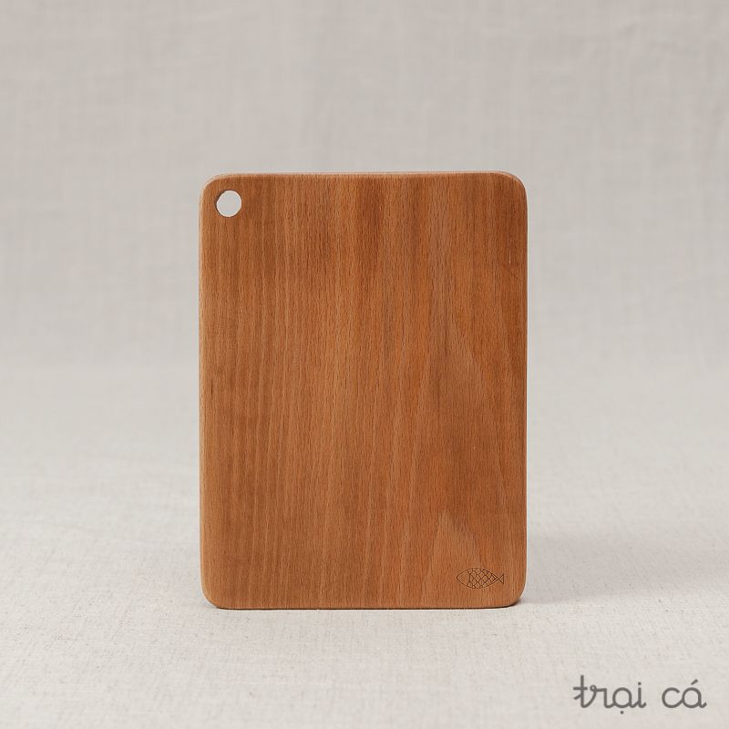  Thớt chữ nhật gỗ beech (24x18cm) 