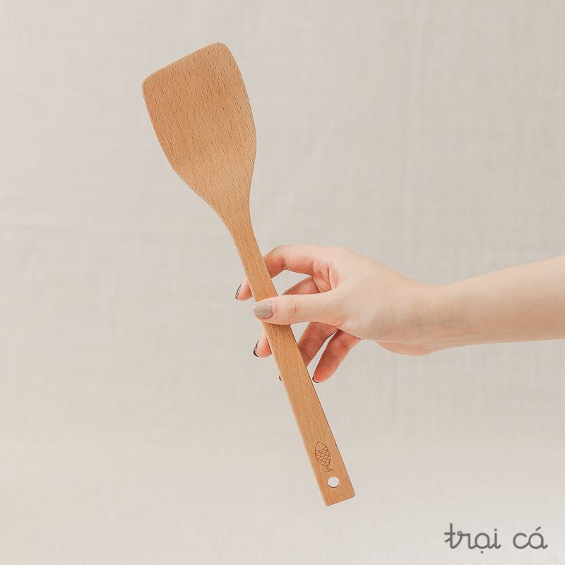 Sạn xào nấu lớn gỗ beech (32cm)