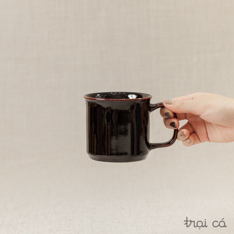  Cốc cà phê đại (10x9cm) - black 
