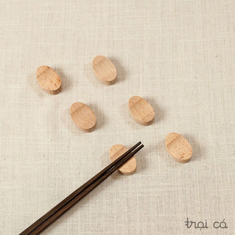 Gác đũa gỗ oval (4cm)