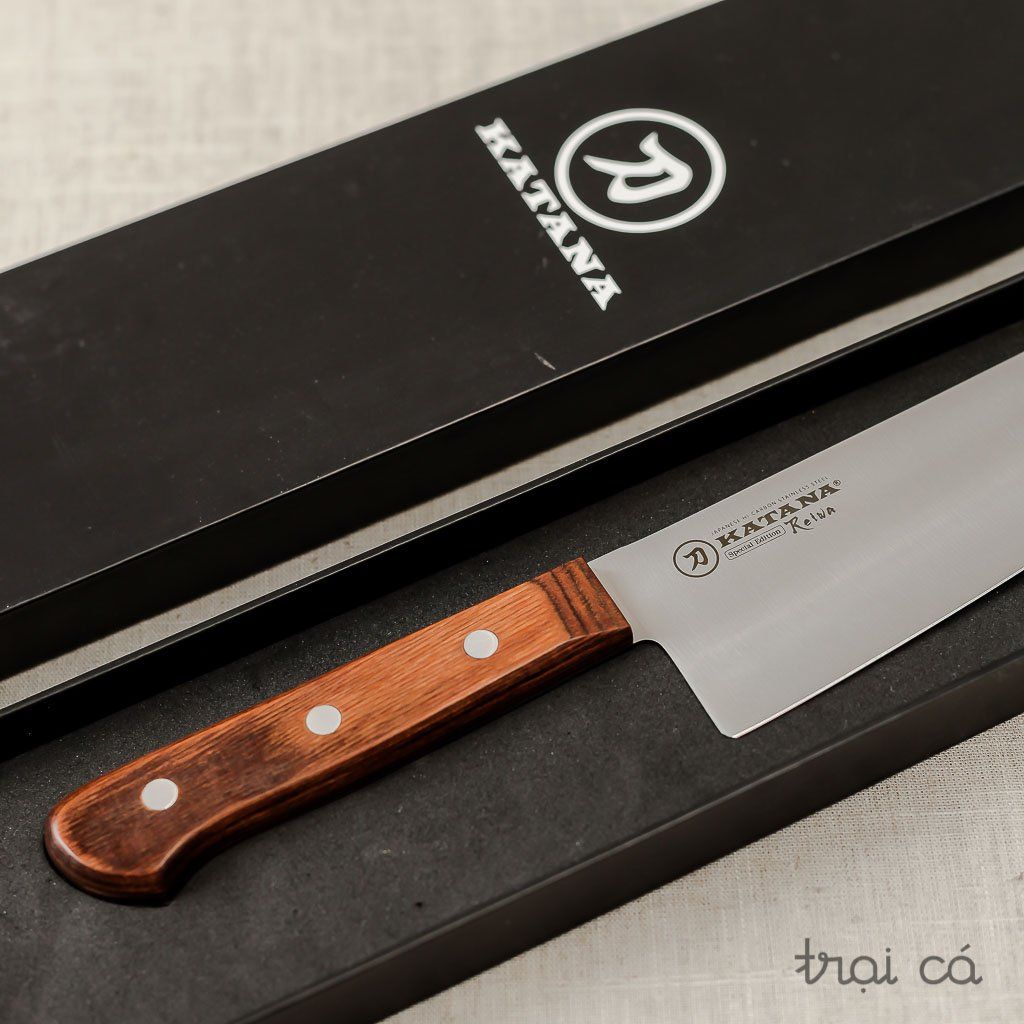 Dao thái đa năng KATANA Reiwa Santoku - KATA301 (180mm)