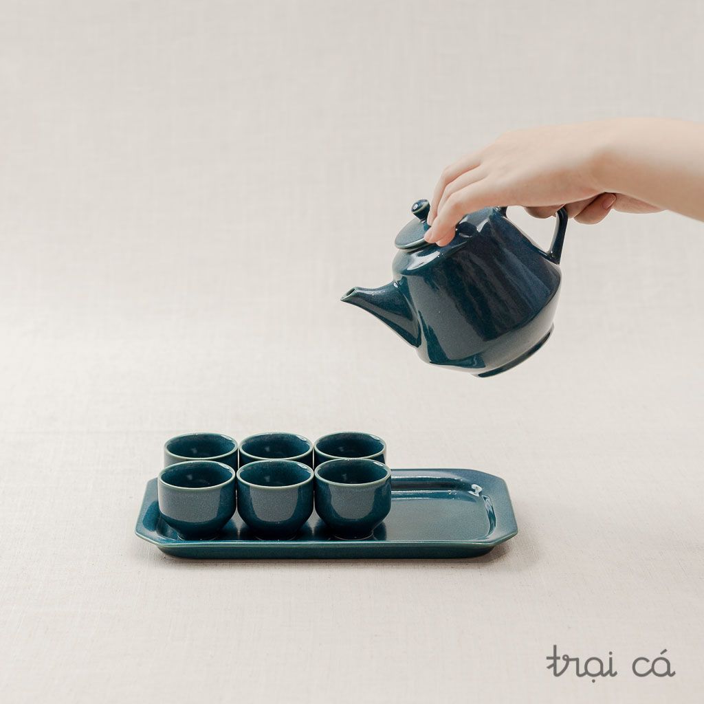 Ấm hình nón D12H11cm - nhiều màu
