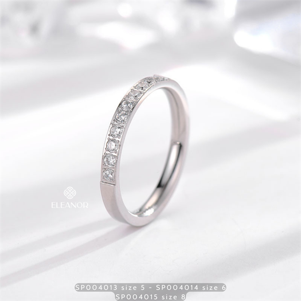 Nhẫn - SP004015 size 8 màu bạc