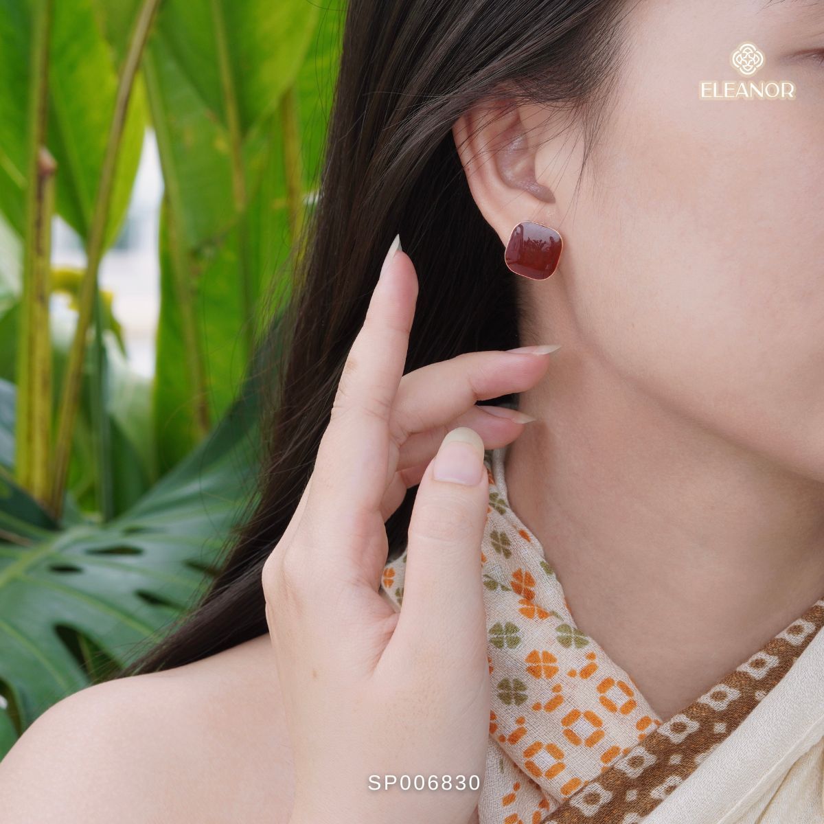 Bông tai - SP006830 đỏ