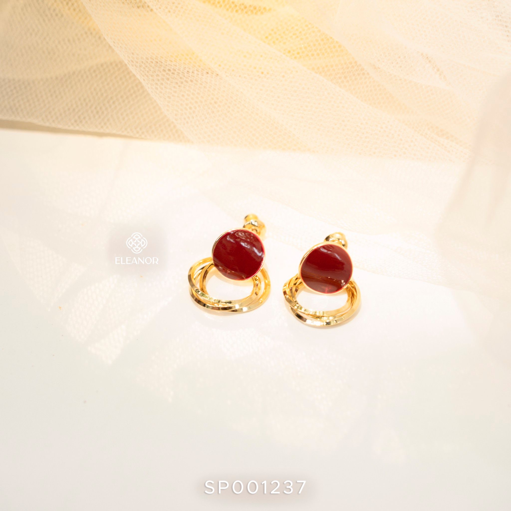 Bông tai - SP001237 đỏ