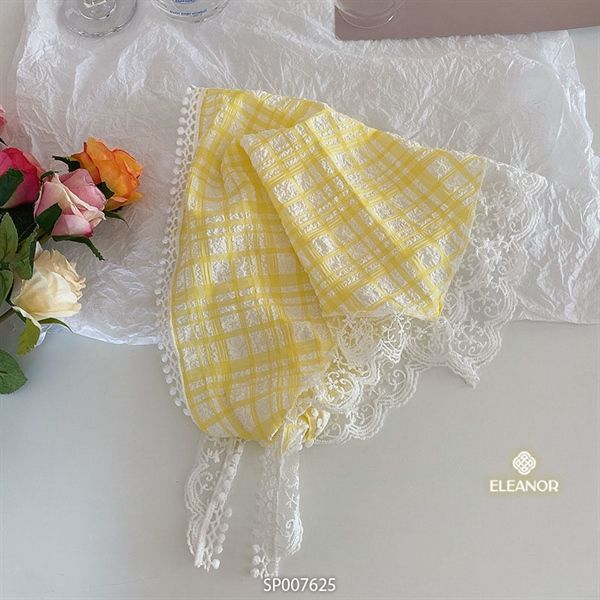 Khăn trùm đầu - SP007625 Màu Vàng