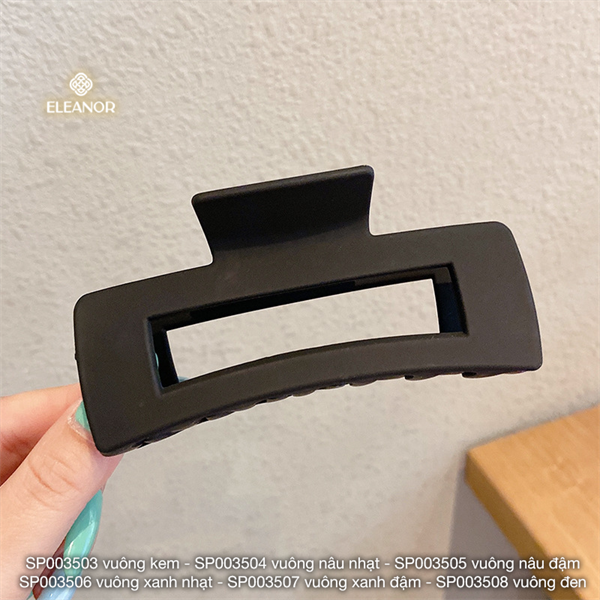 Kẹp tóc - SP003508 vuông đen
