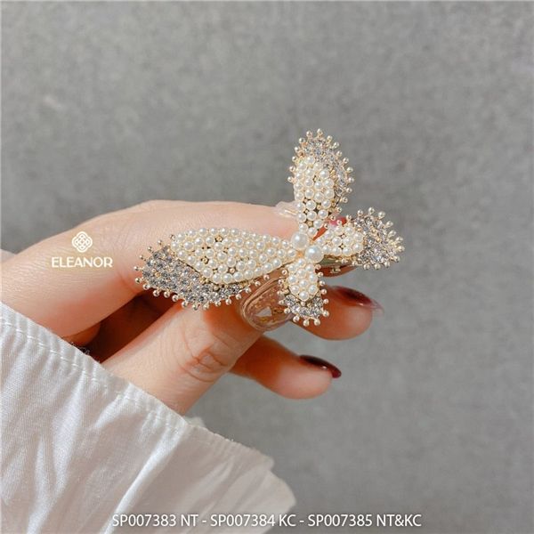 Kẹp tóc - SP007385 Ngọc trai & Kim cương