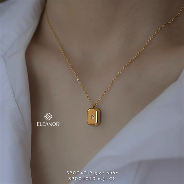Dây chuyển - SP004020 mặt chữ nhật