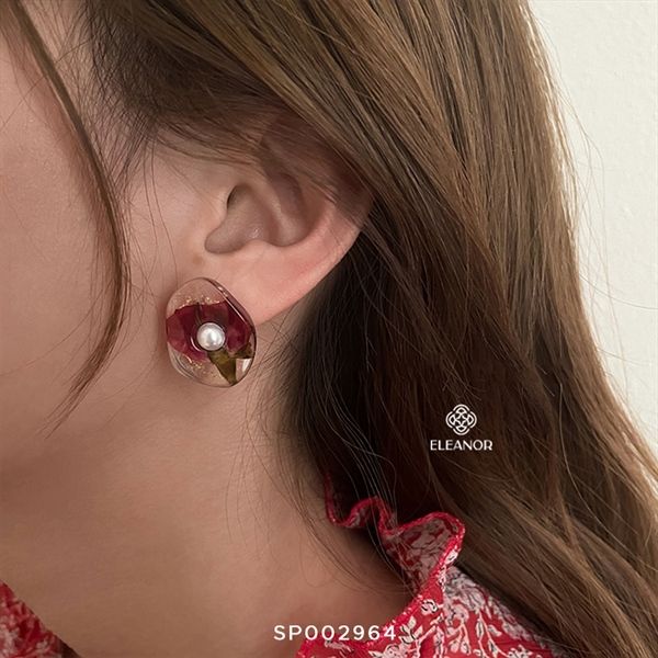 Bông tai - SP002964 đỏ