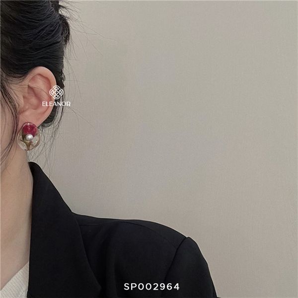 Bông tai - SP002964 đỏ